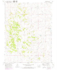 Bijou Colorado Historical topographic map, 1:24000 scale, 7.5 X 7.5 Minute, Year 1970