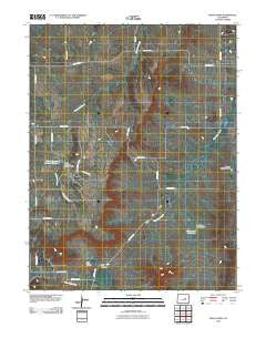 Bijou Basin Colorado Historical topographic map, 1:24000 scale, 7.5 X 7.5 Minute, Year 2010