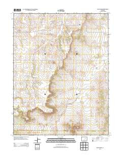 Bijou Basin Colorado Historical topographic map, 1:24000 scale, 7.5 X 7.5 Minute, Year 2013