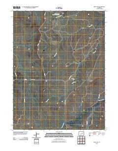 Bijou SW Colorado Historical topographic map, 1:24000 scale, 7.5 X 7.5 Minute, Year 2010