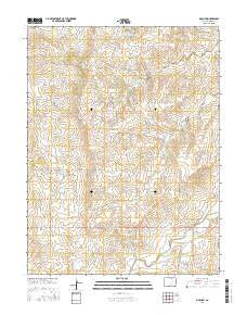 Bijou SW Colorado Current topographic map, 1:24000 scale, 7.5 X 7.5 Minute, Year 2016