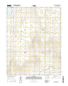Bishop Ranch Colorado Current topographic map, 1:24000 scale, 7.5 X 7.5 Minute, Year 2016