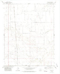 Bisonte Colorado Historical topographic map, 1:24000 scale, 7.5 X 7.5 Minute, Year 1978