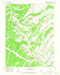 Black Cabin Gulch Colorado Historical topographic map, 1:24000 scale, 7.5 X 7.5 Minute, Year 1964