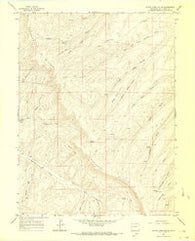 Black Cabin Gulch Colorado Historical topographic map, 1:24000 scale, 7.5 X 7.5 Minute, Year 1964