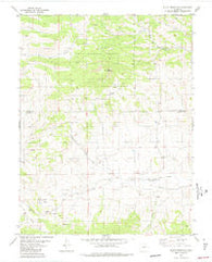 Black Mountain Colorado Historical topographic map, 1:24000 scale, 7.5 X 7.5 Minute, Year 1983