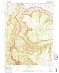 Black Ridge Colorado Historical topographic map, 1:24000 scale, 7.5 X 7.5 Minute, Year 1955