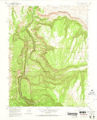 Black Ridge Colorado Historical topographic map, 1:24000 scale, 7.5 X 7.5 Minute, Year 1955