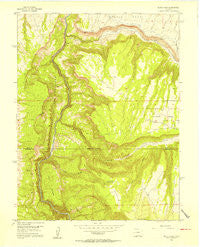 Black Ridge Colorado Historical topographic map, 1:24000 scale, 7.5 X 7.5 Minute, Year 1955