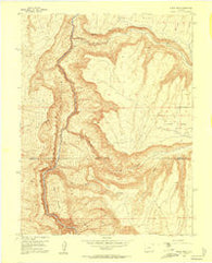 Black Ridge Colorado Historical topographic map, 1:24000 scale, 7.5 X 7.5 Minute, Year 1955