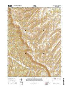 Black Cabin Gulch Colorado Current topographic map, 1:24000 scale, 7.5 X 7.5 Minute, Year 2016