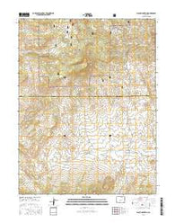 Black Mountain Colorado Current topographic map, 1:24000 scale, 7.5 X 7.5 Minute, Year 2016