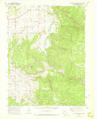 Blacktail Mountain Colorado Historical topographic map, 1:24000 scale, 7.5 X 7.5 Minute, Year 1969