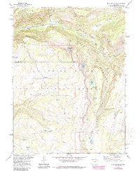 Blair Mountain Colorado Historical topographic map, 1:24000 scale, 7.5 X 7.5 Minute, Year 1977