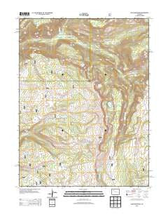Blair Mountain Colorado Historical topographic map, 1:24000 scale, 7.5 X 7.5 Minute, Year 2013