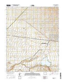 Blanca Colorado Current topographic map, 1:24000 scale, 7.5 X 7.5 Minute, Year 2016