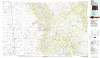 Blanca Peak Colorado Historical topographic map, 1:100000 scale, 30 X 60 Minute, Year 1982