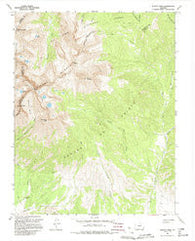 Blanca Peak Colorado Historical topographic map, 1:24000 scale, 7.5 X 7.5 Minute, Year 1967