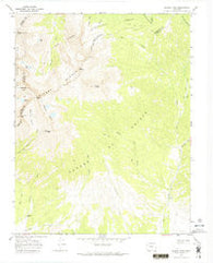 Blanca Peak Colorado Historical topographic map, 1:24000 scale, 7.5 X 7.5 Minute, Year 1967