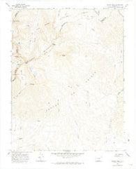 Blanca Peak Colorado Historical topographic map, 1:24000 scale, 7.5 X 7.5 Minute, Year 1967