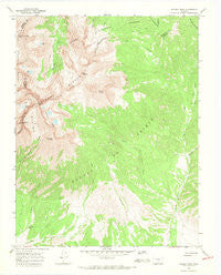Blanca Peak Colorado Historical topographic map, 1:24000 scale, 7.5 X 7.5 Minute, Year 1967