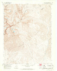 Blanca Peak Colorado Historical topographic map, 1:24000 scale, 7.5 X 7.5 Minute, Year 1967