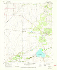 Blanca Colorado Historical topographic map, 1:24000 scale, 7.5 X 7.5 Minute, Year 1965