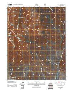 Blanca Peak Colorado Historical topographic map, 1:24000 scale, 7.5 X 7.5 Minute, Year 2011