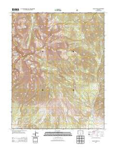 Blanca Peak Colorado Historical topographic map, 1:24000 scale, 7.5 X 7.5 Minute, Year 2013