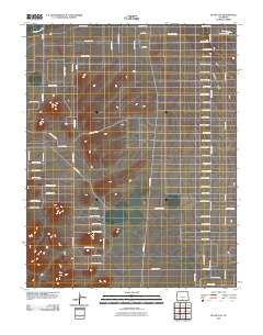 Blanca SE Colorado Historical topographic map, 1:24000 scale, 7.5 X 7.5 Minute, Year 2010
