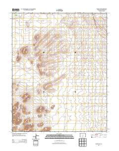 Blanca SE Colorado Historical topographic map, 1:24000 scale, 7.5 X 7.5 Minute, Year 2013