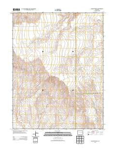 Bledsoe Ranch Colorado Historical topographic map, 1:24000 scale, 7.5 X 7.5 Minute, Year 2013