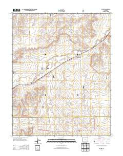 Bloom Colorado Historical topographic map, 1:24000 scale, 7.5 X 7.5 Minute, Year 2013
