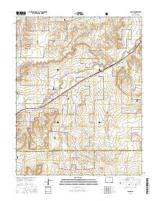 Bloom Colorado Current topographic map, 1:24000 scale, 7.5 X 7.5 Minute, Year 2016