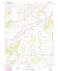 Bloom Colorado Historical topographic map, 1:24000 scale, 7.5 X 7.5 Minute, Year 1972