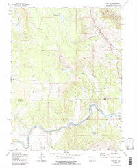Blue Hill Colorado Historical topographic map, 1:24000 scale, 7.5 X 7.5 Minute, Year 1972