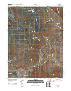 Blue Hill Colorado Historical topographic map, 1:24000 scale, 7.5 X 7.5 Minute, Year 2010