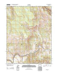 Blue Hill Colorado Historical topographic map, 1:24000 scale, 7.5 X 7.5 Minute, Year 2013