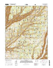 Boggy Draw Colorado Current topographic map, 1:24000 scale, 7.5 X 7.5 Minute, Year 2016