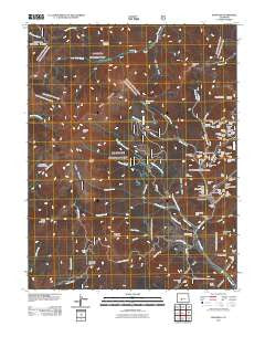 Bonanza Colorado Historical topographic map, 1:24000 scale, 7.5 X 7.5 Minute, Year 2011