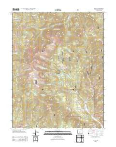Bonanza Colorado Historical topographic map, 1:24000 scale, 7.5 X 7.5 Minute, Year 2013