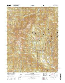 Bonanza Colorado Current topographic map, 1:24000 scale, 7.5 X 7.5 Minute, Year 2016