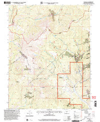 Bonanza Colorado Historical topographic map, 1:24000 scale, 7.5 X 7.5 Minute, Year 2001