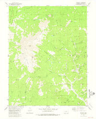 Bonanza Colorado Historical topographic map, 1:24000 scale, 7.5 X 7.5 Minute, Year 1980