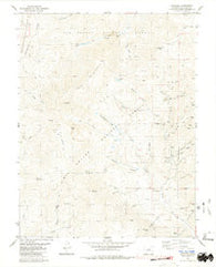 Bonanza Colorado Historical topographic map, 1:24000 scale, 7.5 X 7.5 Minute, Year 1980