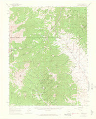 Bonanza Colorado Historical topographic map, 1:62500 scale, 15 X 15 Minute, Year 1959