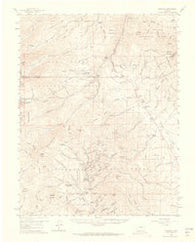 Bonanza Colorado Historical topographic map, 1:62500 scale, 15 X 15 Minute, Year 1959