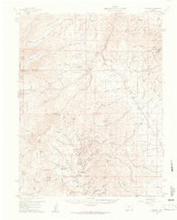 Bonanza Colorado Historical topographic map, 1:62500 scale, 15 X 15 Minute, Year 1959