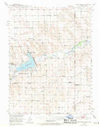 Bonny Reservoir Colorado Historical topographic map, 1:62500 scale, 15 X 15 Minute, Year 1950