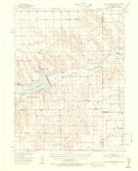 Bonny Reservoir Colorado Historical topographic map, 1:62500 scale, 15 X 15 Minute, Year 1950